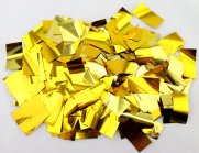 Vystřelovací konfety zlaté - 60 cm