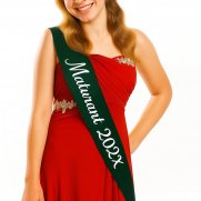 Tmavě zelené taftové šerpy