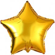 Zlaté balónky hvězda
