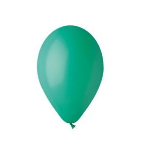 Tyrkysově zelené balónky