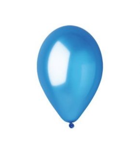 Modré metalické balónky