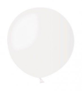 Bílý obří balónek