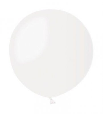 Bílý obří balónek